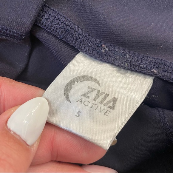 Zyia Navy Rainbow Luxe Leggings - Picture 4 of 6